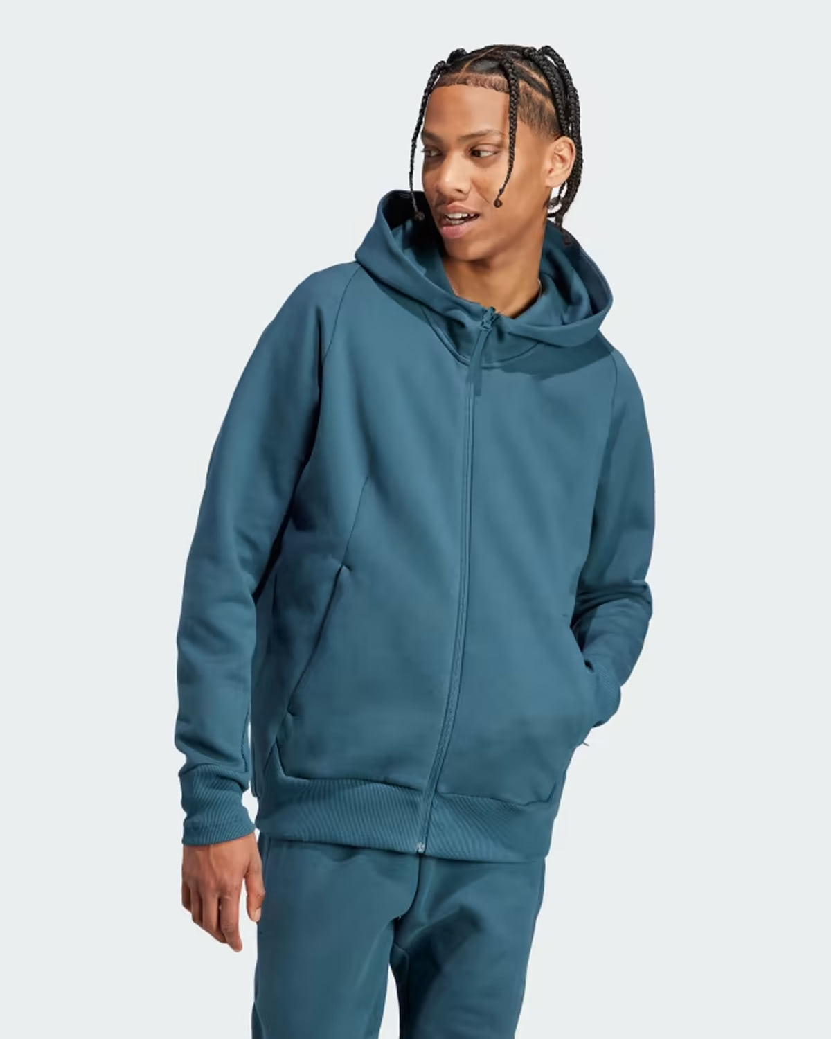 Z.N.E. Premium Full-Zip Hooded Track Jacket