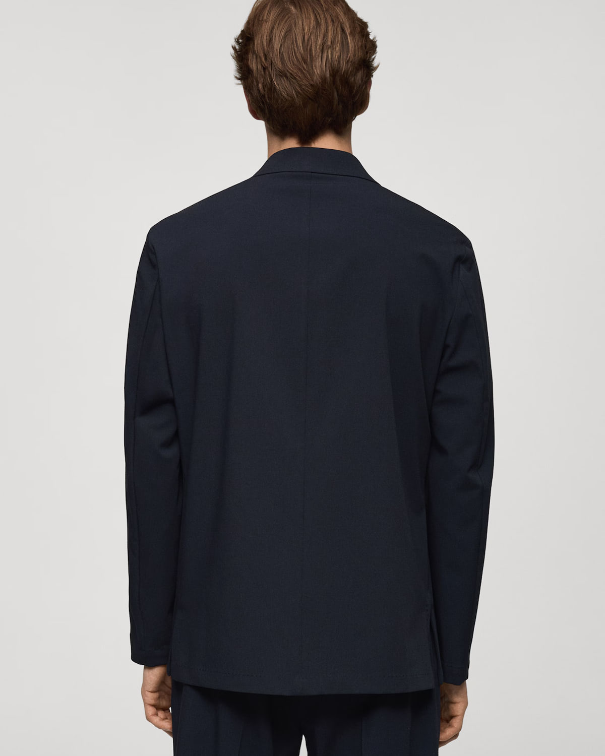 Slim-fit suit jacket with pockets - Image 4