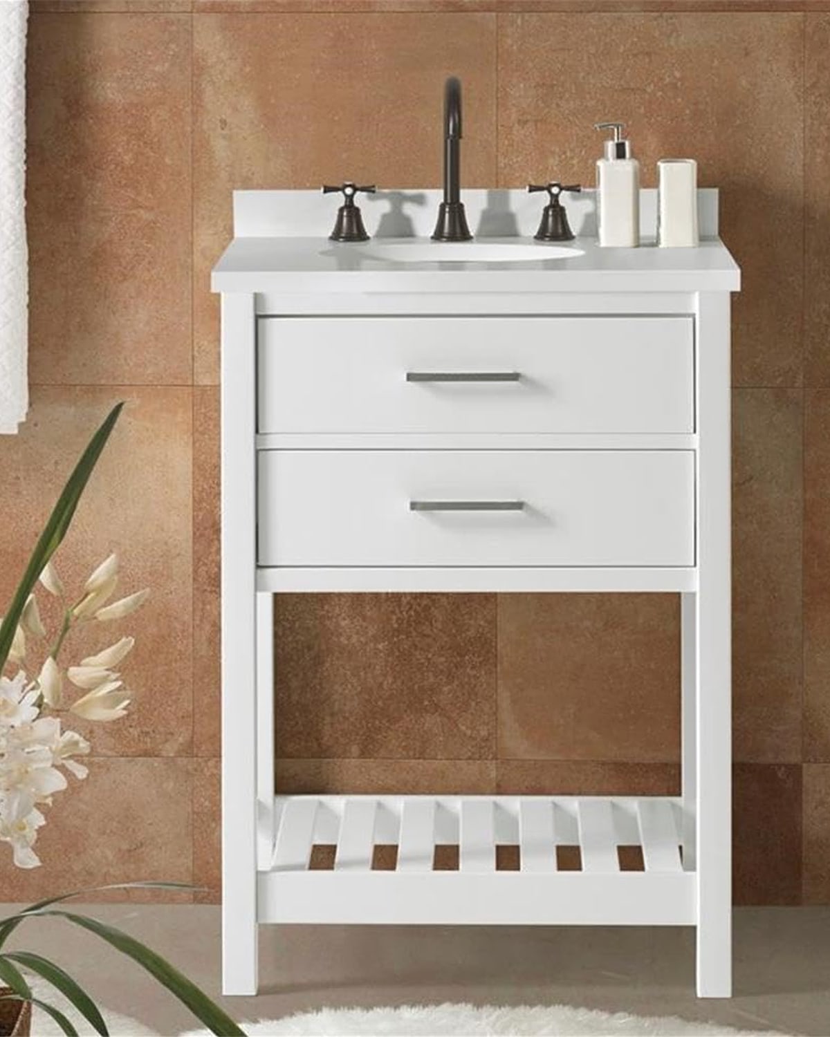 Alaterre Furniture Harrison 24" W Vanity Cabinet Only - Image 2